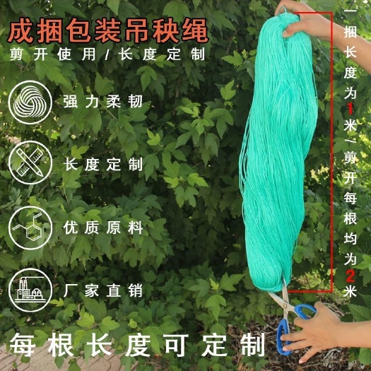 无棣县农用防老化吊蔓绳吊秧绳大棚用塑料绳子黄瓜西红柿绑蔓蔬菜吊绳
