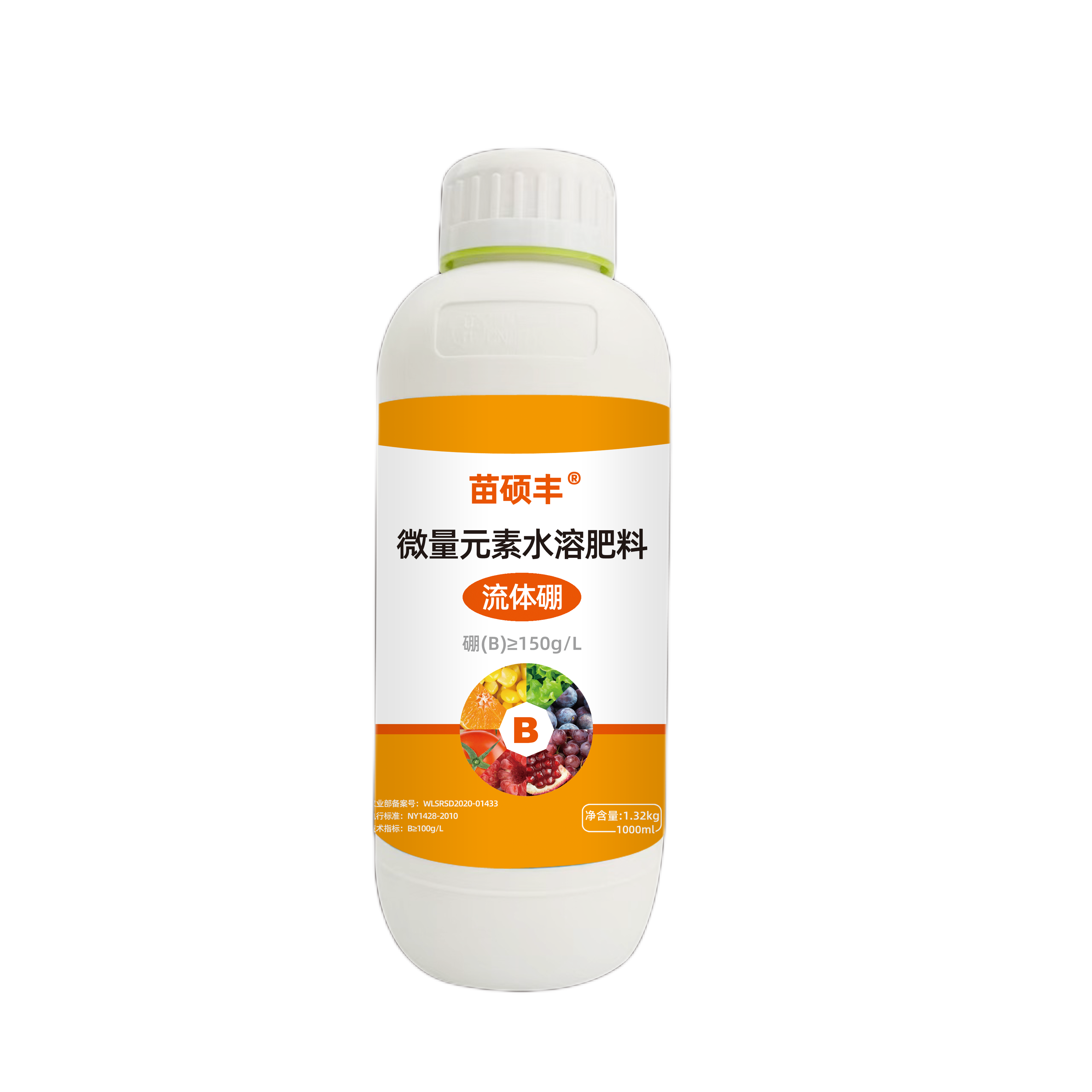 苗碩豐流體硼1000ml復(fù)合糖醇150g/L促花保果提高座果