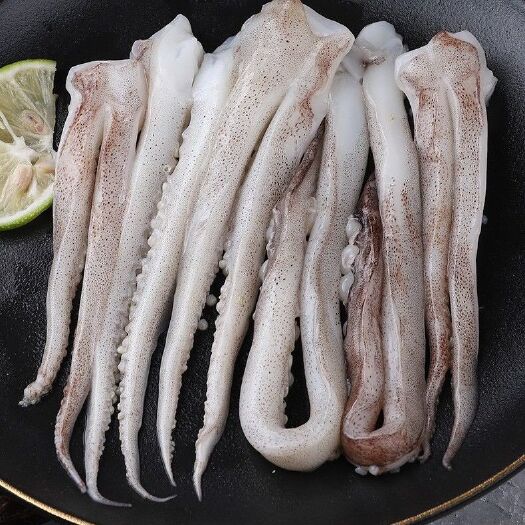 日照5斤包邮二本足鱿鱼须海鲜冷冻小鱿鱼须爪章鱼铁板鱿鱼串火锅食材
