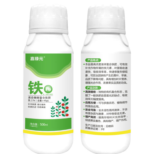 尉氏县铁 有效成分:液态糖醇鳌合铁肥 锌含量:45g/L