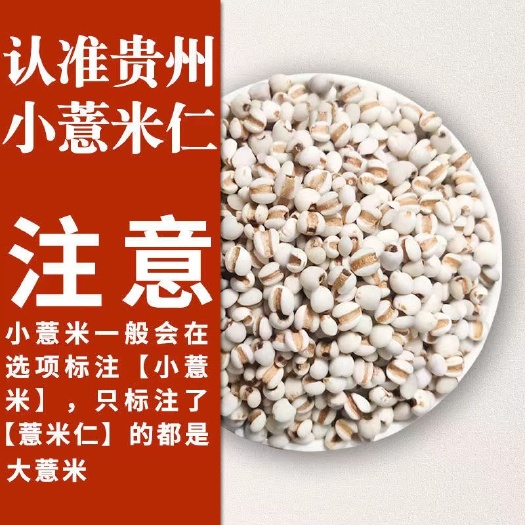 兴仁市【贵州特产】小薏米无硫新货米香十足简单易煮薏米仁粗粮包邮