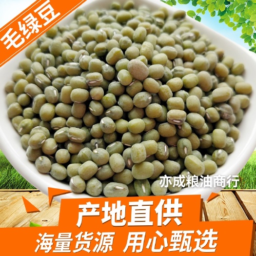 毛绿豆大中小颗粒绿豆笨绿豆新货绿豆24.75kg