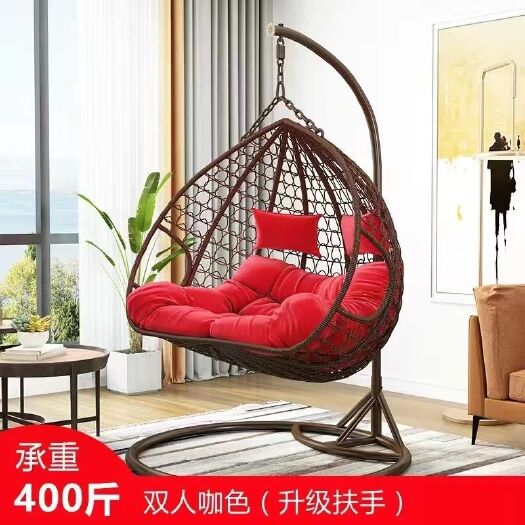 丽水双人吊床网红吊椅双人吊床家用阳台摇篮椅秋千鸟巢椅懒人椅