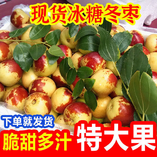 5斤现摘冰糖脆冬枣脆甜枣子新鲜青枣红枣当季孕妇新鲜水果带箱批