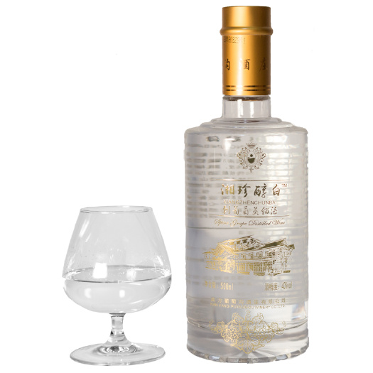 中方县南方葡萄沟酒庄刺葡萄蒸馏白酒（40℃）单瓶装高度白酒湖南特产