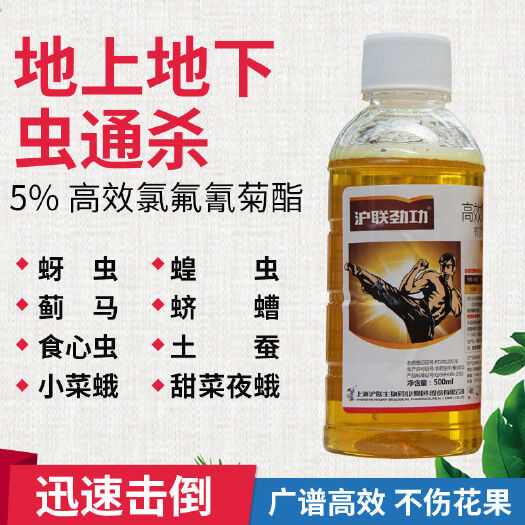 杞县沪联劲攻高效氯氟氰菊酯500g