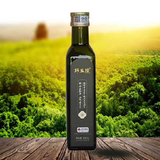 津市市野丘陵有机初榨冷压山茶油250ml