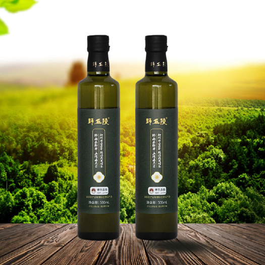 津市市野丘陵有机初榨冷压山茶油500ml
