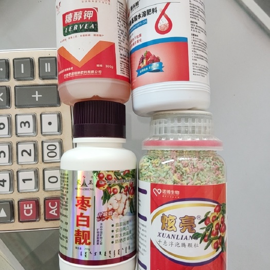 大荔县冬枣快速褪青发白增糖转色剂套餐，不软不落，冬枣降酸增糖上色