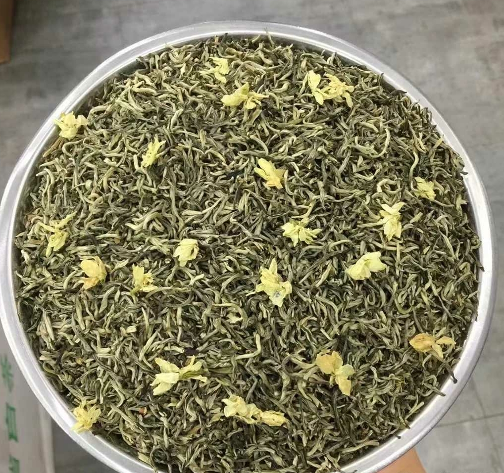 厂家】浓香型茉莉飘雪新茶春茶银针白毫碧潭茉莉花茶高山水甜蜜韵