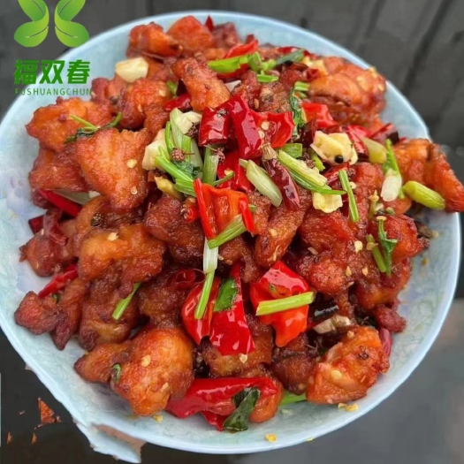 济南福双春辣子鸡块滑油鸡丁餐饮食堂快餐冷冻预制菜快手菜半成品