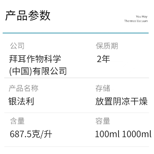 杀菌剂_德国拜耳银法利