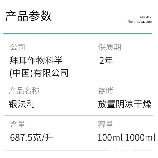 杀菌剂_德国拜耳银法利