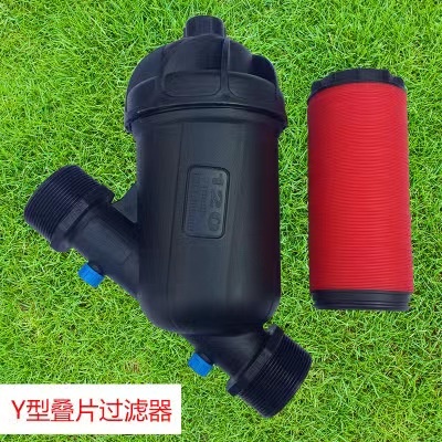 长沙微喷滴灌网式过滤器农业灌溉2 3 4寸网叠片式不锈钢滤网式过