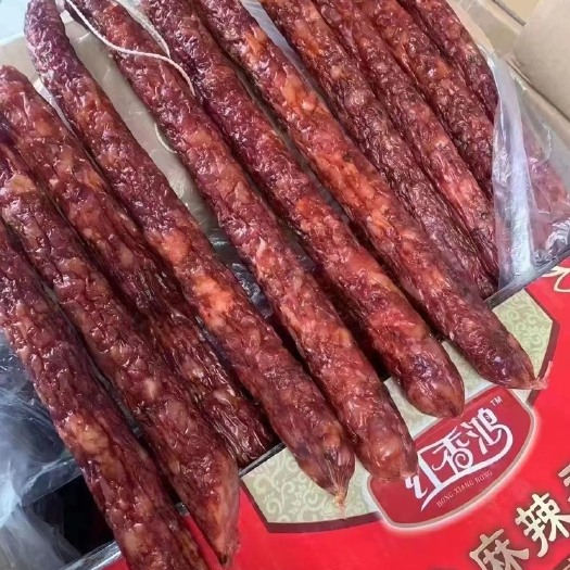 重庆市广东香肠（五香麻辣广味）一手工厂 平台摆摊展会供应常年不断货