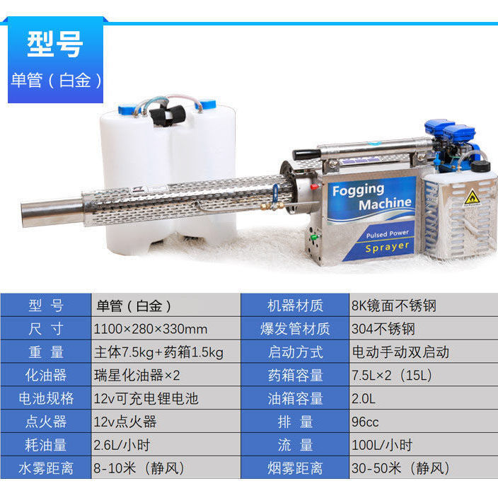 脈沖彌霧機農(nóng)用煙霧汽油噴霧器電動高壓迷霧果樹養(yǎng)殖場消毒打藥機