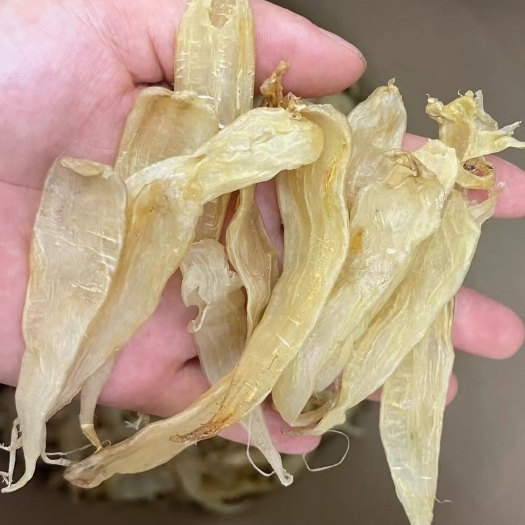 汕头320头左右黄花胶又称豆仁胶公胶，清水足干 一款适合小孩吃