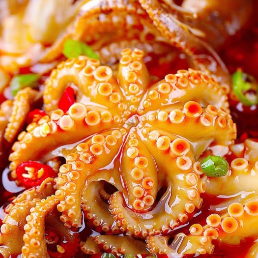 高碑店市章鱼 麻辣八爪鱼 麻辣小海鲜烧烤 即食 团购 大排档 商超
