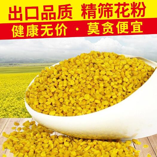长葛市油菜花粉食用新鲜蜂花粉破壁高品质油菜花粉包邮