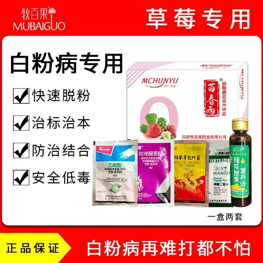 漯河農(nóng)藥化肥技術 草莓粉病克星，24小時脫粉