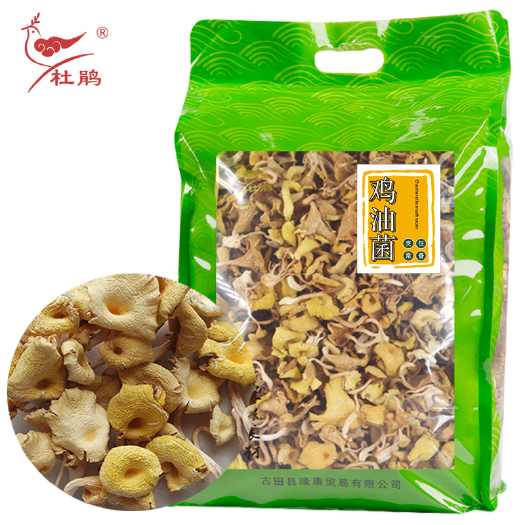 古田县鸡油黄1000g 杜鹃厂家批发福建特产鲜嫩食用菌鸡油蘑