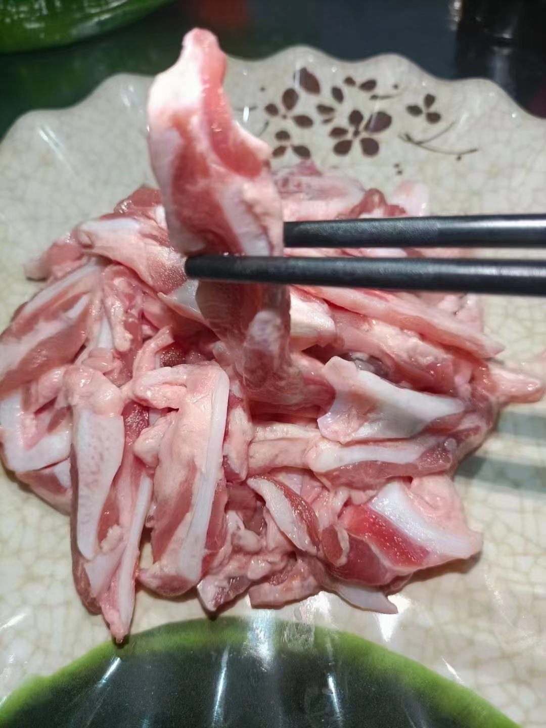 临沂猪脆骨猪软骨丝涮肉烧烤火锅食材