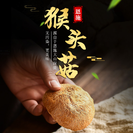 恩施深山猴头菇干货养胃180g/袋