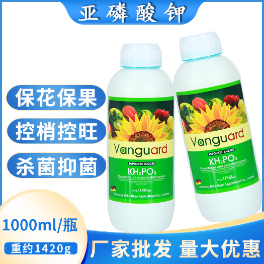 青岛精选亚磷酸钾叶面肥水溶肥高磷高钾杀菌膨果增甜增产厂家批发