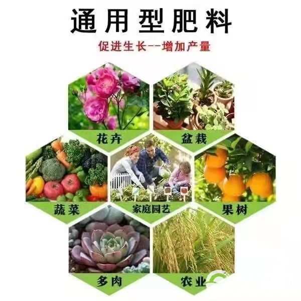 花卉氮磷钾肥料通用型农用颗粒蔬菜果树化肥料家用微量元素