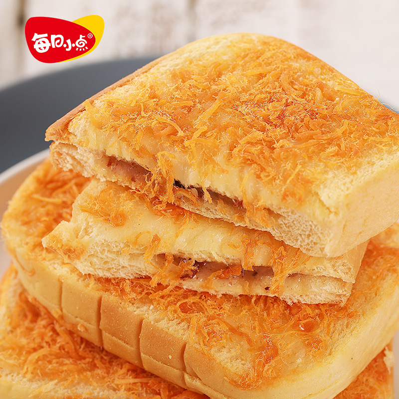 义乌市肉松夹心面包吐司早餐代餐早点糕点紫米面包