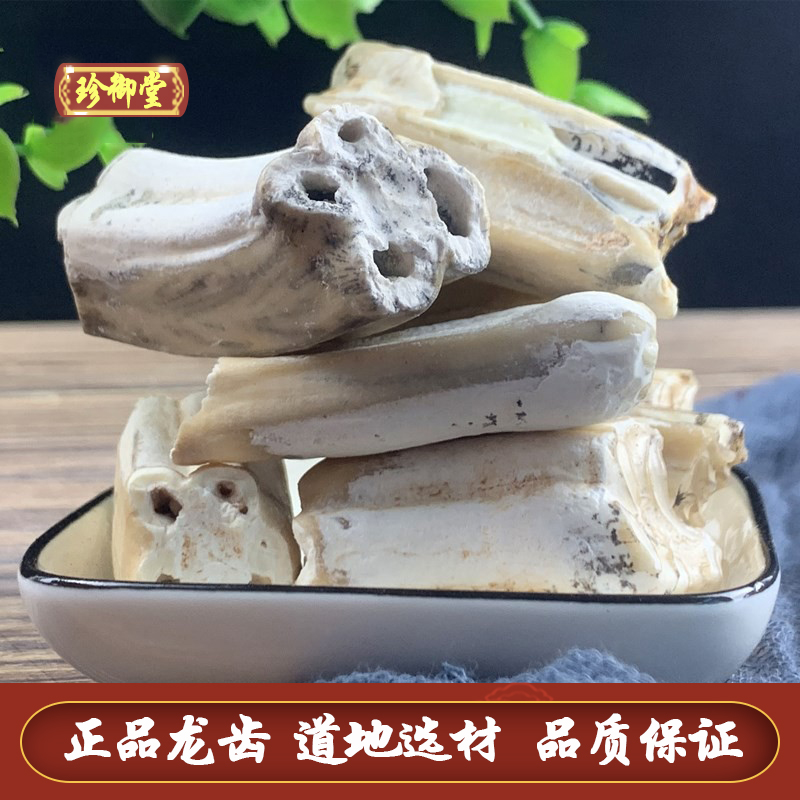 亳州公斤正品龙齿 大型动物牙齿化石 现货供应 品质保证 道地产区