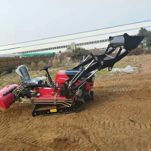 长沙35马力旱地履带旋耕机加装工程铲斗