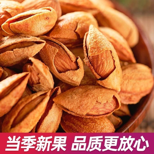 阿克苏市一件代发新疆原味巴旦木薄壳杏仁扁桃仁纸皮巴达木新疆直发