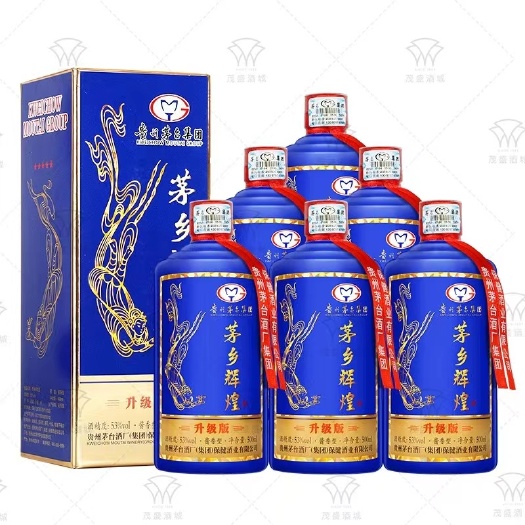 仁怀市贵州53度茅乡辉煌柔和酱香型500ml*6瓶装包邮