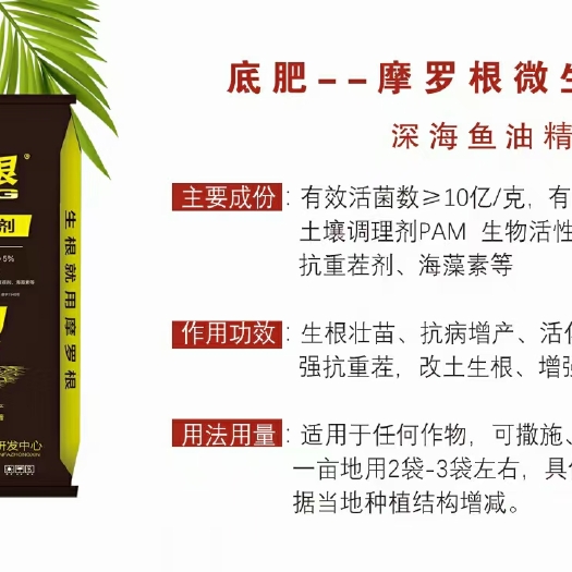 济宁摩罗根微生物菌剂（颗粒）有机质58% 纯粮食发酵