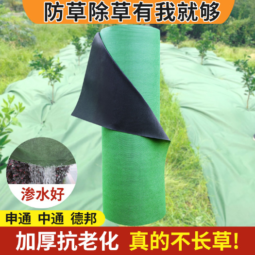 赣州新型绿黑生态防草布果园防草布除草布遮草布盖草布透水透气保湿