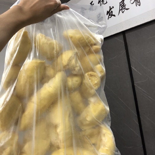 广州金枕榴莲A级无核果肉，冷冻榴莲，香甜度35以上，成熟度很高