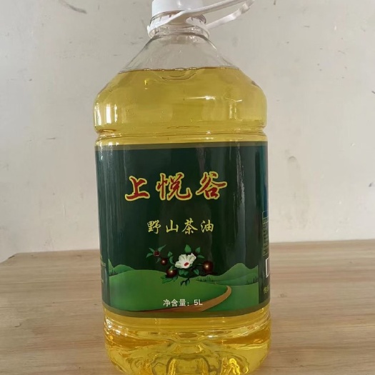 霍山县大别山野山茶籽5L装油纯正山茶籽油健康好油