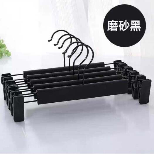 丽水裤夹子批发 特家用成人磨砂塑料裤架服装店
