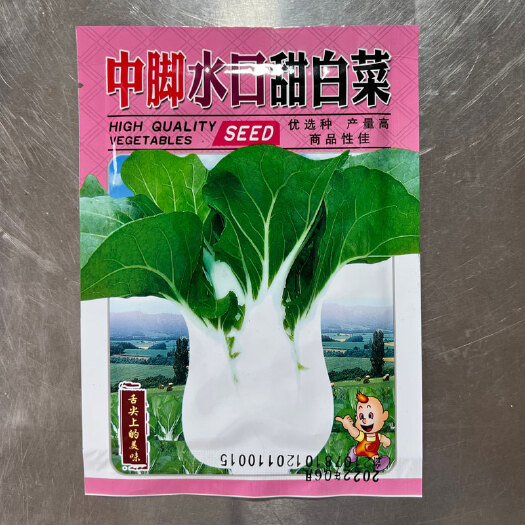 阳春市中脚水口甜白菜种子广东白菜全年四季种植快大厚肉束腰蔬菜种包邮