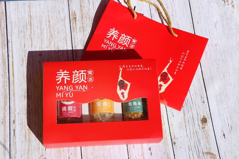昆明养颜三宝云南桃胶皂角米雪燕组合礼盒装批发 一件代发送礼佳品