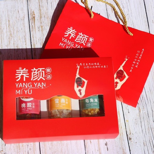 昆明云南桃胶皂角米雪燕组合礼盒装批发 一件代发