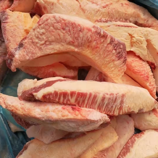 锡林浩特国产新鲜精修大块胸口油 胸口捞 胸口肉