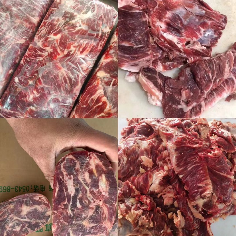 牛碎肉，国产纯干牛碎肉，不调理，不注水，精修去油，谷饲牛肉。