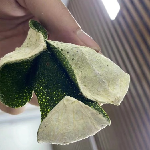 佛山8星三花青皮柑皮，片片通透有香味，气味浓郁，三花青皮