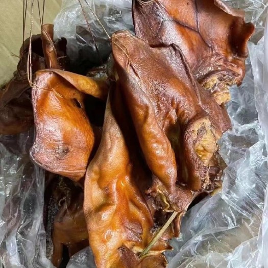 重庆市烟熏全干腊猪耳朵（一手工厂，一件也是批发价、支持发往全国各地