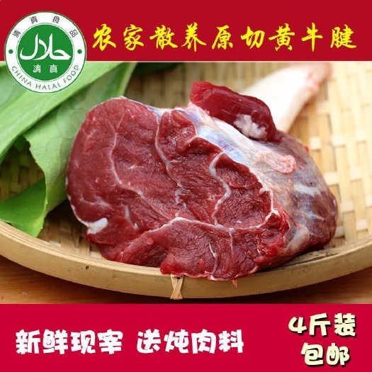 上蔡县2牛腱子肉牛腩牛腿肉牛吊龙牛肋条4斤新鲜速冻送卤料包顺丰包邮