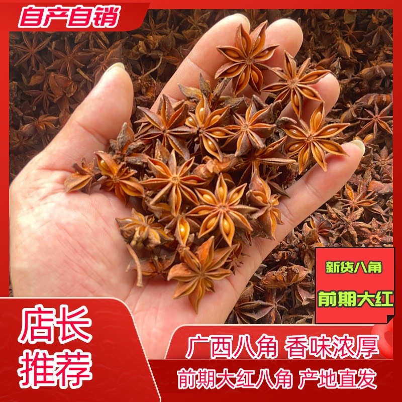 岑溪市广西八角 水烫无硫 足干 产地农户直销 纸箱包装 过筛