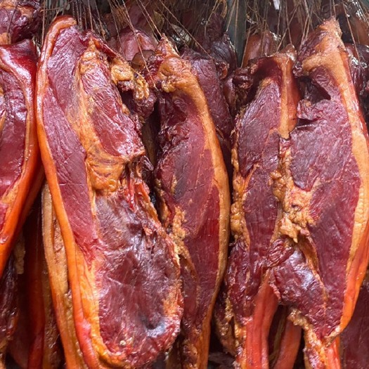 烟熏后腿肉，二刀肉，农家腊肉