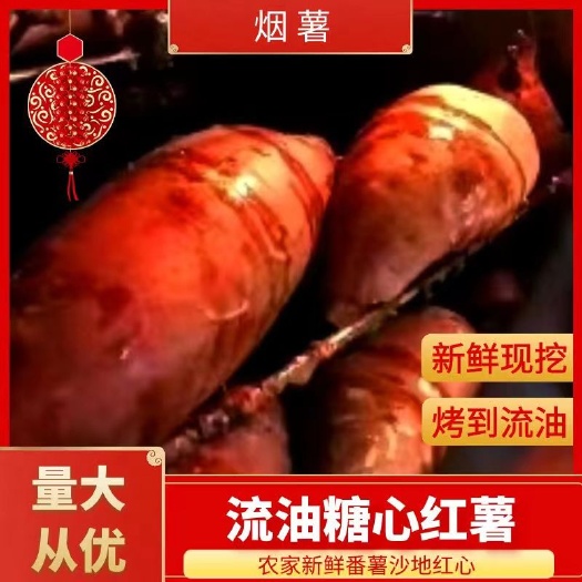 廊坊烟薯 蜜薯廊坊流油糖心红薯烤地瓜农家新鲜番薯沙地红心山芋